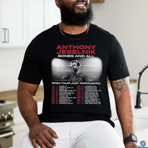 Anthony Jeselnik Bones and All 2024 Tour T shirt