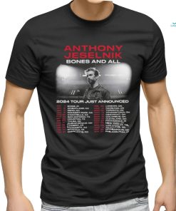 Anthony Jeselnik Bones and All 2024 Tour T shirt