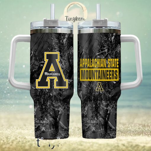 Appalachian State Mountaineers Realtree Hunting 40oz Tumbler