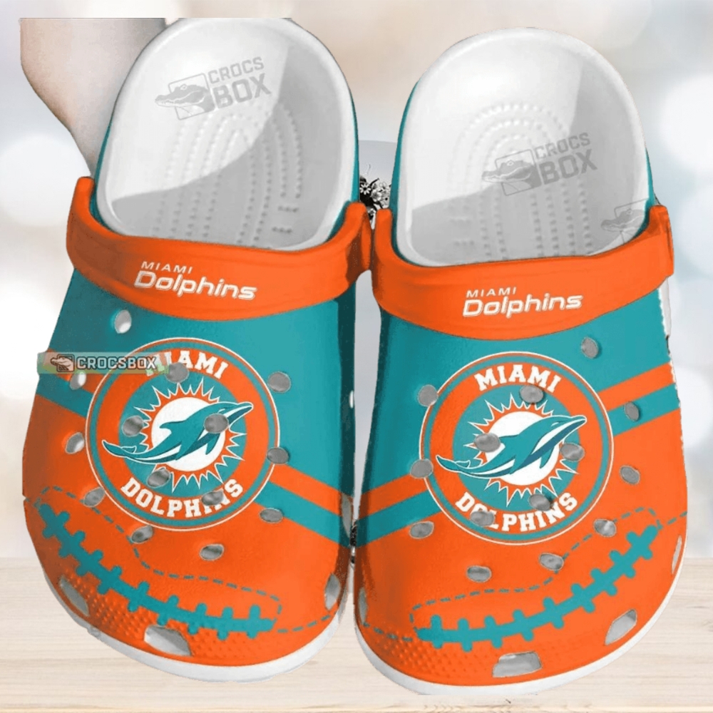 Aqua And Orange Pride Crocs Dolphins Retro Crocs Shoes Aqua And Orange Pride Crocs Dolphins Retro Crocs Shoes