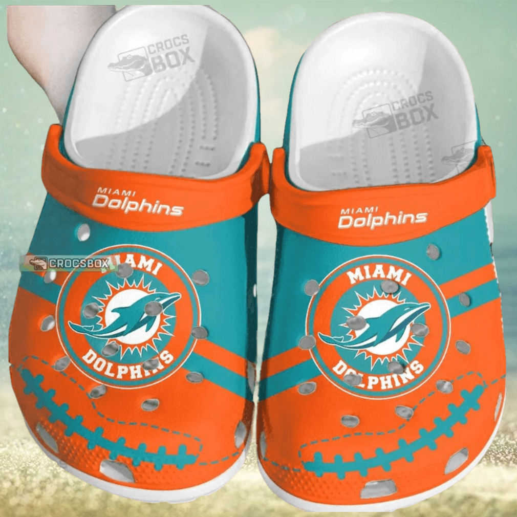 Aqua And Orange Pride Crocs Dolphins Retro Crocs Shoes Aqua And Orange Pride Crocs Dolphins Retro Crocs Shoes