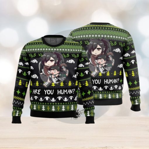 Are You Human Dororo Ugly Christmas Sweater