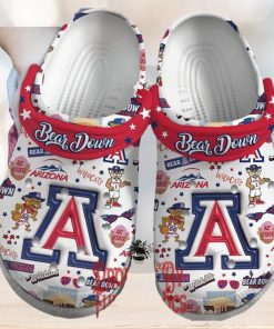 Arizona Bear Down Wildcats Crocs Shoes