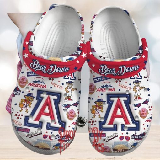 Arizona Bear Down Wildcats Crocs Shoes
