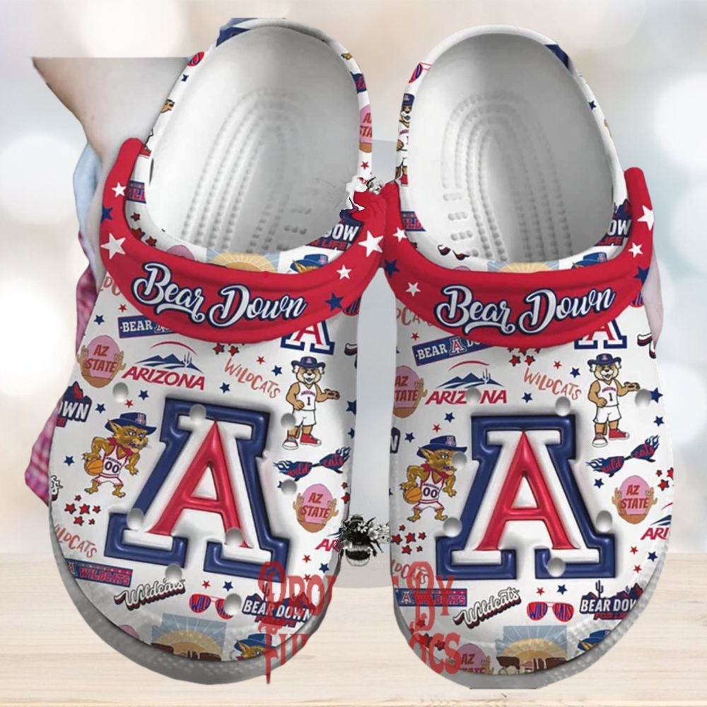Arizona Bear Down Wildcats Crocs Shoes Arizona Bear Down Wildcats Crocs Shoes