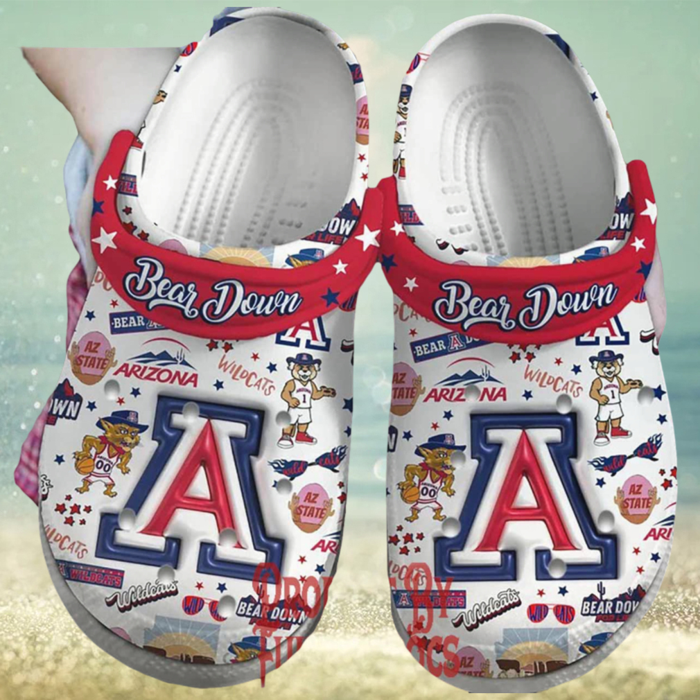 Arizona Bear Down Wildcats Crocs Shoes Arizona Bear Down Wildcats Crocs Shoes