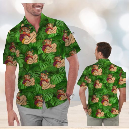 Arizona Cardinals Leprechaun St Patricks Day Button Up Hawaiian Shirt