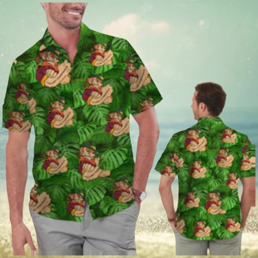 Arizona Cardinals Leprechaun St Patricks Day Button Up Hawaiian Shirt