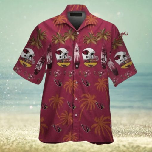 Arizona Cardinals Merch Tropical Short Sleeve Hawaiian Shirt