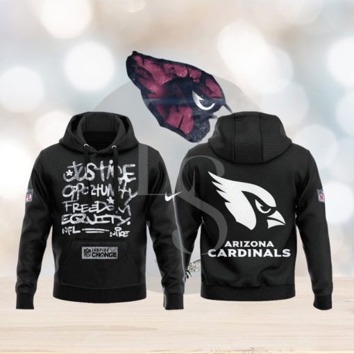 Arizona Cardinals NFL Justice Opportunity Equity Freedom Hoodie 3D
