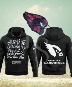 Arizona Cardinals NFL Justice Opportunity Equity Freedom Hoodie 3D