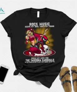 Arizona Cardinals rock music keep my soul forever young shirt