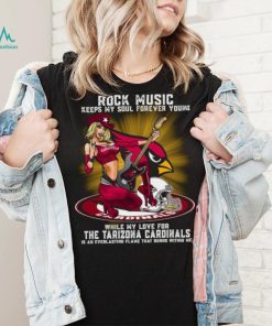 Arizona Cardinals rock music keep my soul forever young shirt