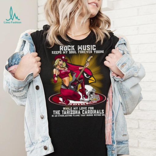 Arizona Cardinals rock music keep my soul forever young shirt