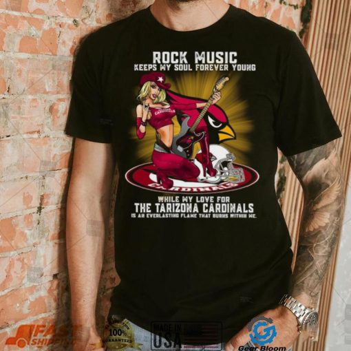 Arizona Cardinals rock music keep my soul forever young shirt