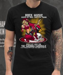 Arizona Cardinals rock music keep my soul forever young shirt