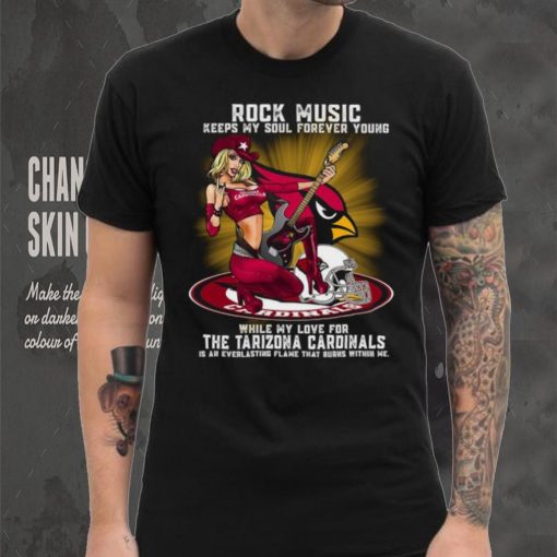 Arizona Cardinals rock music keep my soul forever young shirt