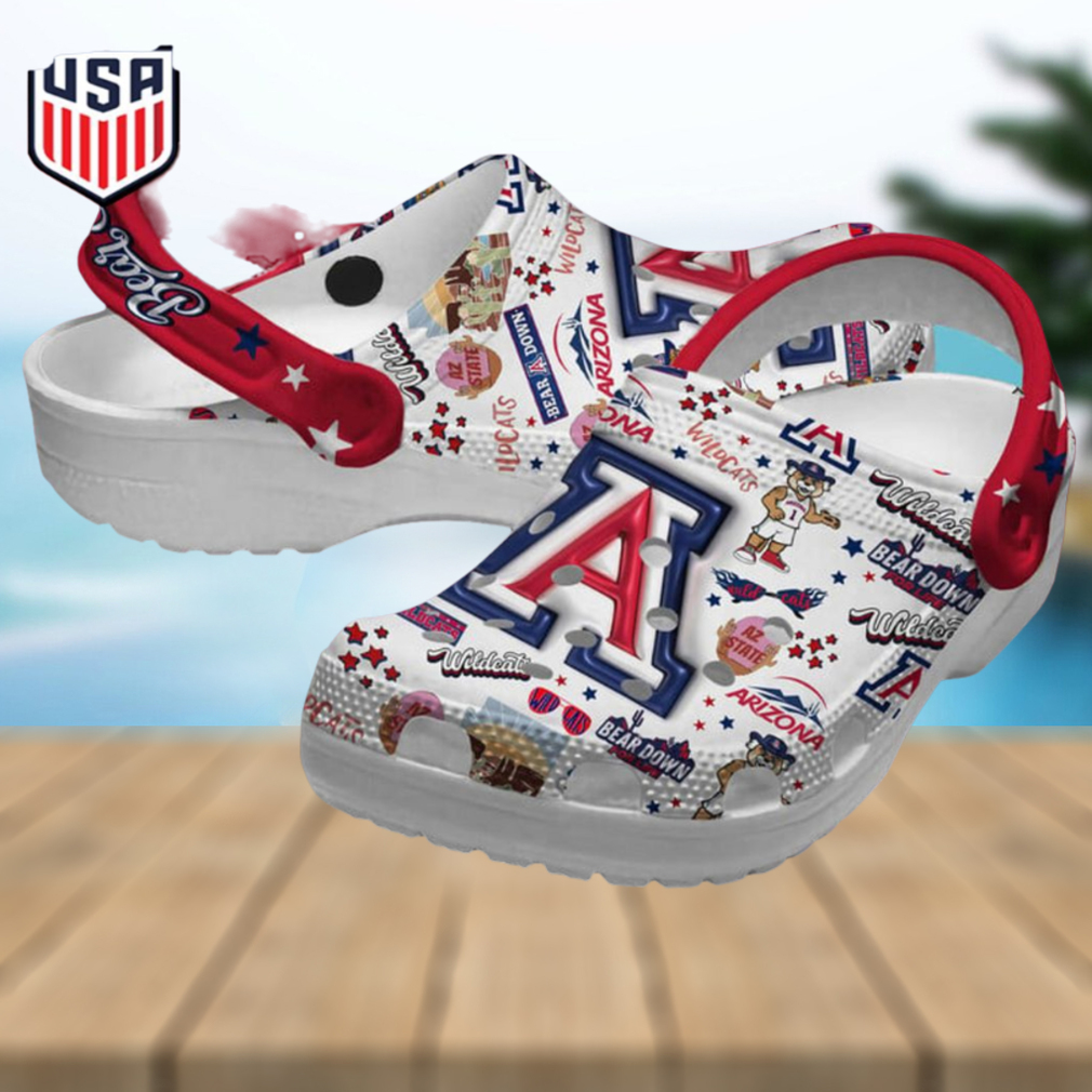 Arizona Wildcats Bear Down For Life Crocs Clog Shoes Arizona Wildcats Bear Down For Life Crocs Clog Shoes