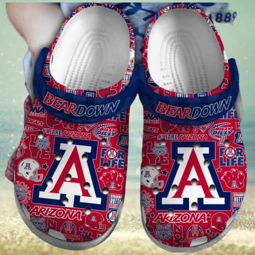Arizona Wildcats NCAA Sport Crocs Crocband Clogs Shoes Comfortable For Men Women and Kids – Footwearelite Exclusive