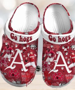 Arkansas Razorbacks Baseball Crocs Shoes