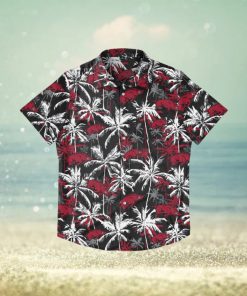 Arkansas Razorbacks Black Floral Hawaiian Shirt