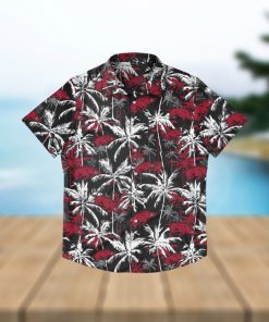 Arkansas Razorbacks Black Floral Hawaiian Shirt