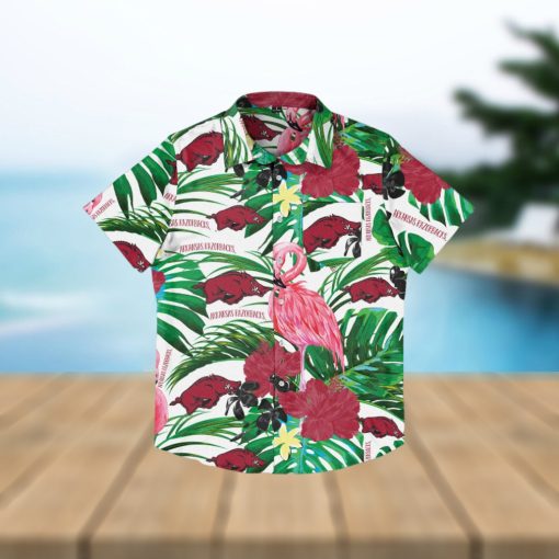 Arkansas Razorbacks Flamingo Hawaiian Shirt