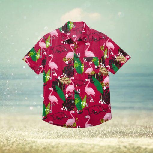 Arkansas Razorbacks Floral Hawaiian Shirt