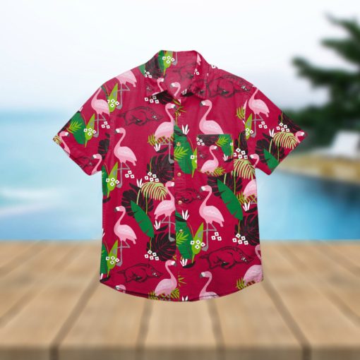 Arkansas Razorbacks Floral Hawaiian Shirt