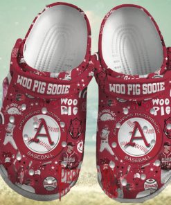 Arkansas Razorbacks Woo Pig Sooie Crocs Shoes