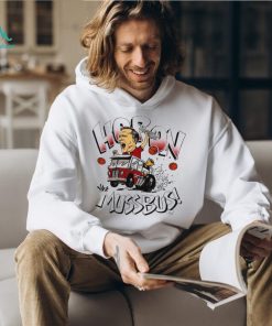 Arkansas Razorbacks coach Eric Musselman hop on the muss buss shirt
