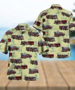 Arlington County Fire Department Virginia Hawaiian Shirt 3D Short Sleeve Shirt