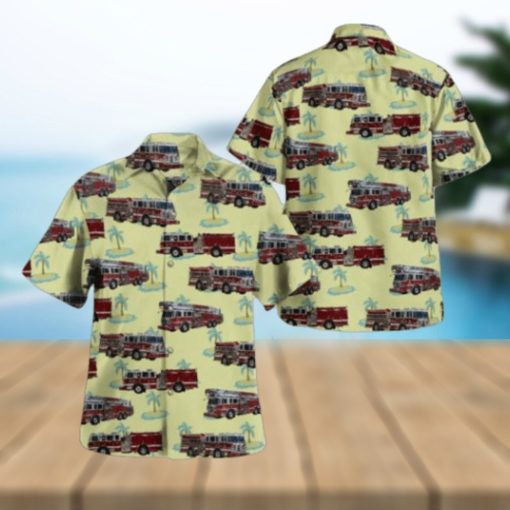 Arlington County Fire Department Virginia Hawaiian Shirt 3D Short Sleeve Shirt