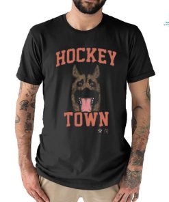 Athletelogos shop hockey town dog mask shirt