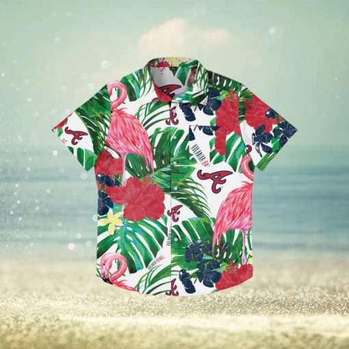 Atlanta Braves Flamingo Hawaiian Shirt