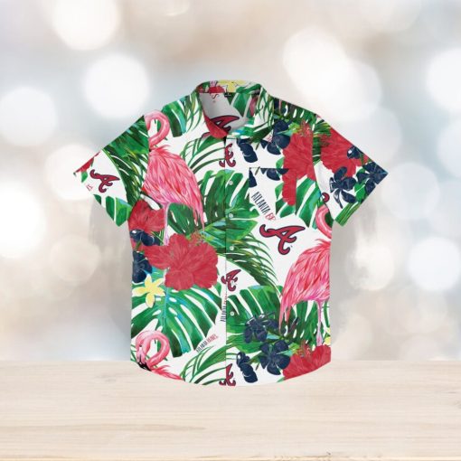 Atlanta Braves Flamingo Hawaiian Shirt