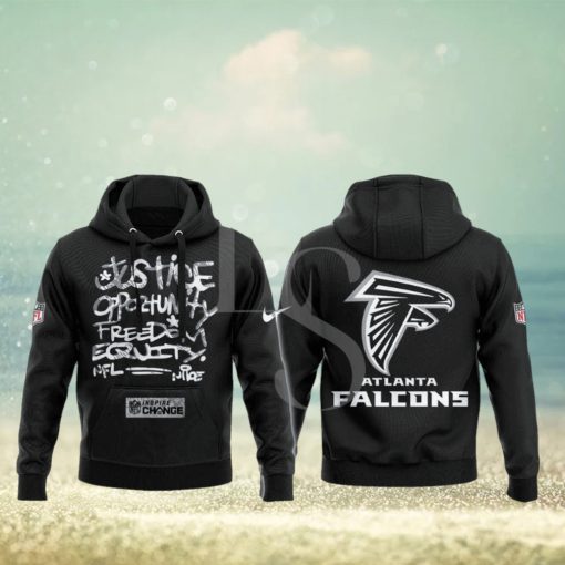 Atlanta Falcons NFL Justice Opportunity Equity Freedom Hoodie 3D