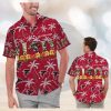 Baltimore Ravens Summer Commemorative Short Sleeve Button Up Tropical Hawaiian Shirt