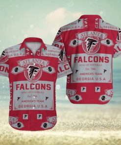 Atlanta Falcons Shirt Button Up Hawaiian Short Sleeve Tropical