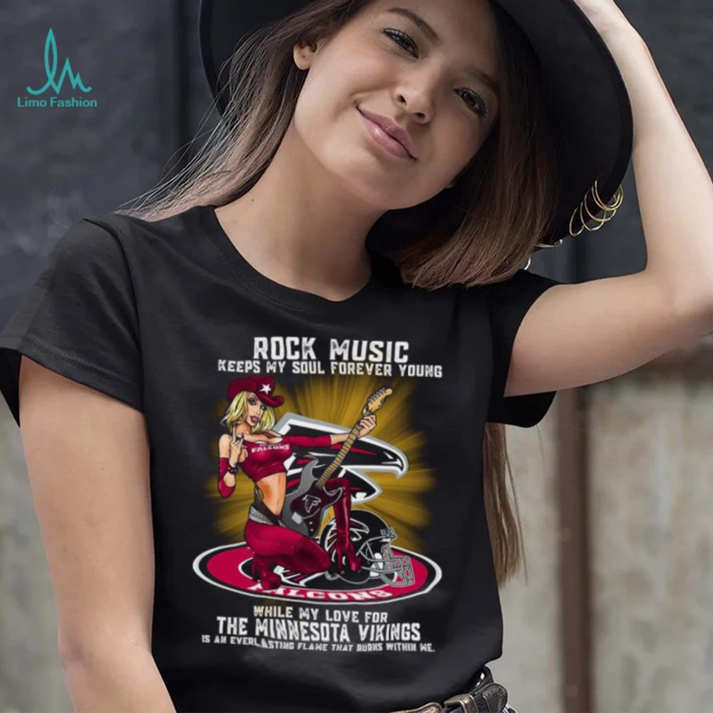 Atlanta Falcons rock music keep my soul forever young shirt Atlanta Falcons rock music keep my soul forever young shirt