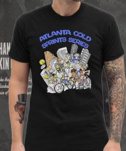 Atlanta gold sprints series caricature shirt