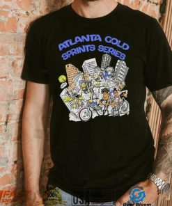 Atlanta gold sprints series caricature shirt