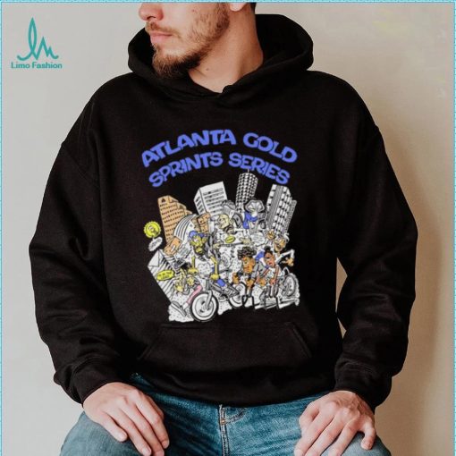 Atlanta gold sprints series caricature shirt