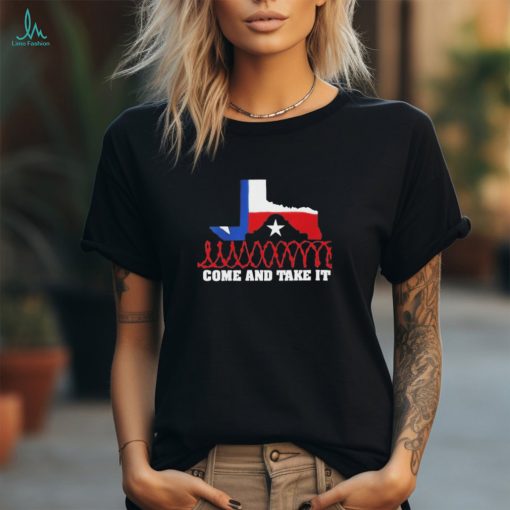 Attorney General Ken Paxton Come And Take It Razor Wire Texas Shirt