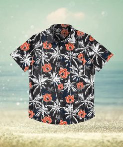 Auburn Tigers Black Floral Hawaiian Shirt