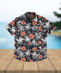 Auburn Tigers Black Floral Hawaiian Shirt