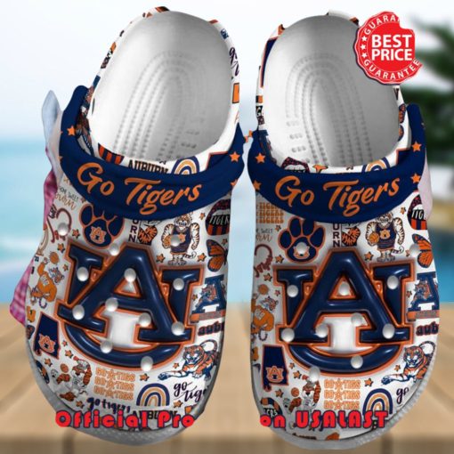 Auburn Tigers Damn Go Tigers Crocs Clog Shoes