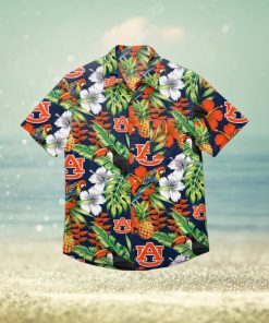 Auburn Tigers Floral Hawaiian Shirt