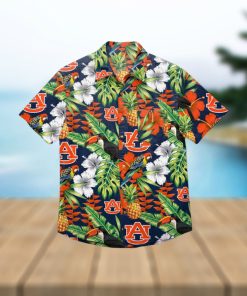 Auburn Tigers Floral Hawaiian Shirt