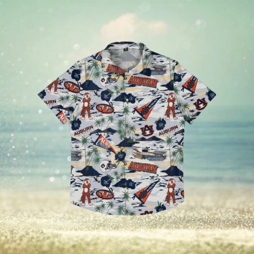 Auburn Tigers Thematic Stadium Print hawaiian Shirt